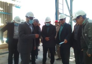 بازدید رئیس دادگستری از کارخانه سیمان خاکستری نی ریز